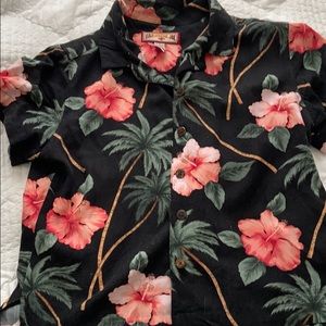 SUPER cute hawaiian collared dad top